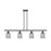 Innovations Ballston Bridal Veil 4Lt 48" Stem Island, BZ/SM - 516-4I-OB-G559-5SM