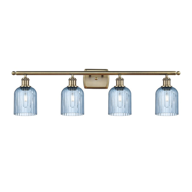Innovations Ballston Bridal Veil 4Lt 35" Bath, AB/BL - 516-4W-AB-G559-5BL
