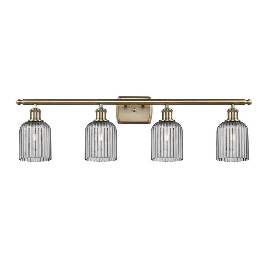 Innovations Ballston Bridal Veil 4Lt 35" Bath, AB/SM - 516-4W-AB-G559-5SM