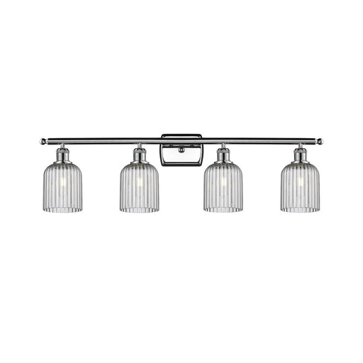 Innovations Ballston Bridal Veil 4Lt 35" Bath, Chrome/Smoke - 516-4W-PC-G559-5SM