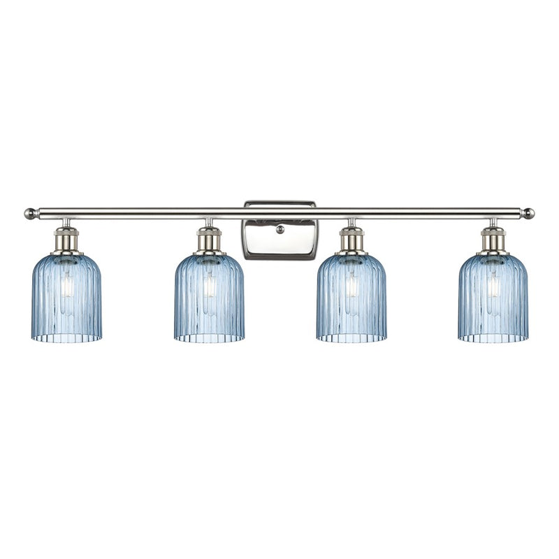 Innovations Ballston Bridal Veil 4Lt 35" Bath, PN/BL - 516-4W-PN-G559-5BL