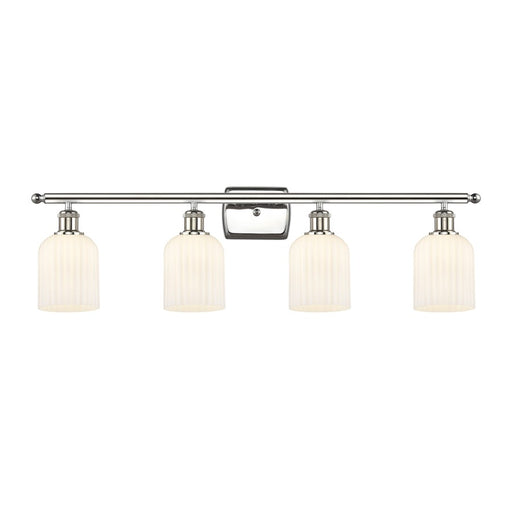 Innovations Ballston Bridal Veil 4Lt 35" Bath, PN/GW - 516-4W-PN-G559-5GWH