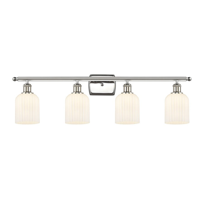 Innovations Ballston Bridal Veil 4Lt 35" Bath, PN/GW - 516-4W-PN-G559-5GWH