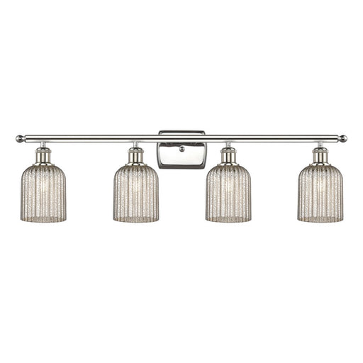 Innovations Ballston Bridal Veil 4Lt 35" Bath, PN/MC - 516-4W-PN-G559-5ME