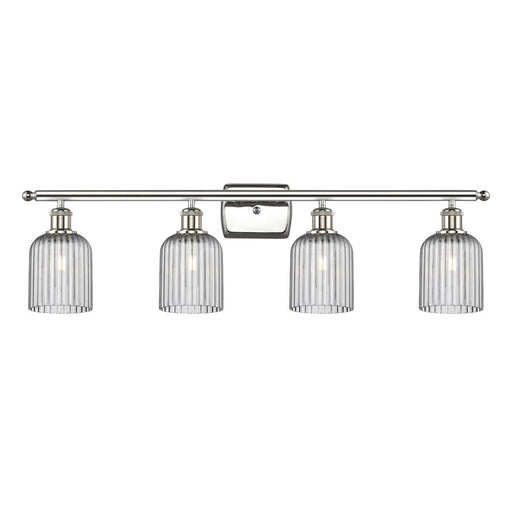 Innovations Ballston Bridal Veil 4Lt 35" Bath, PN/SM - 516-4W-PN-G559-5SM