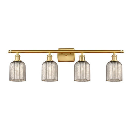 Innovations Ballston Bridal Veil 4Lt 35" Bath, Gold/Mercury - 516-4W-SG-G559-5ME