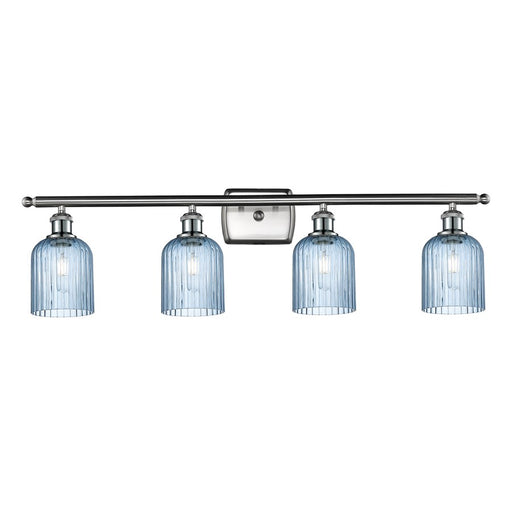 Innovations Ballston Bridal Veil 4Lt 35" Bath, SN/BL - 516-4W-SN-G559-5BL