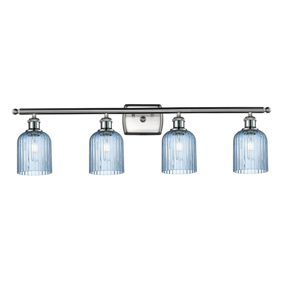 Innovations Ballston Bridal Veil 4Lt 35" Bath, SN/BL - 516-4W-SN-G559-5BL