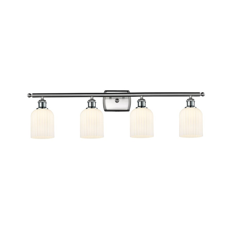 Innovations Ballston Bridal Veil 4Lt 35" Bath, SN/GW - 516-4W-SN-G559-5GWH