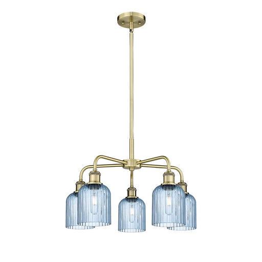 Innovations Ball Bridal Veil 5Lt 23" Stem Chand, AB/BL - 516-5CR-AB-G559-5BL