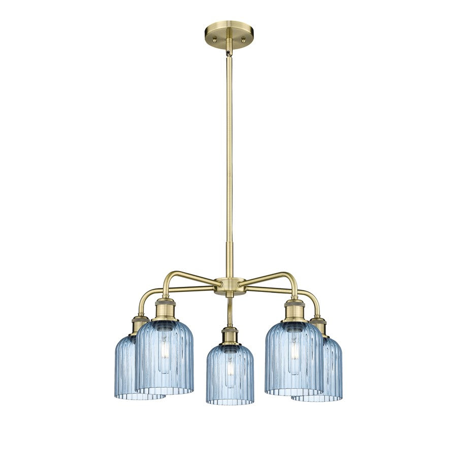 Innovations Ball Bridal Veil 5Lt 23" Stem Chand, AB/BL - 516-5CR-AB-G559-5BL