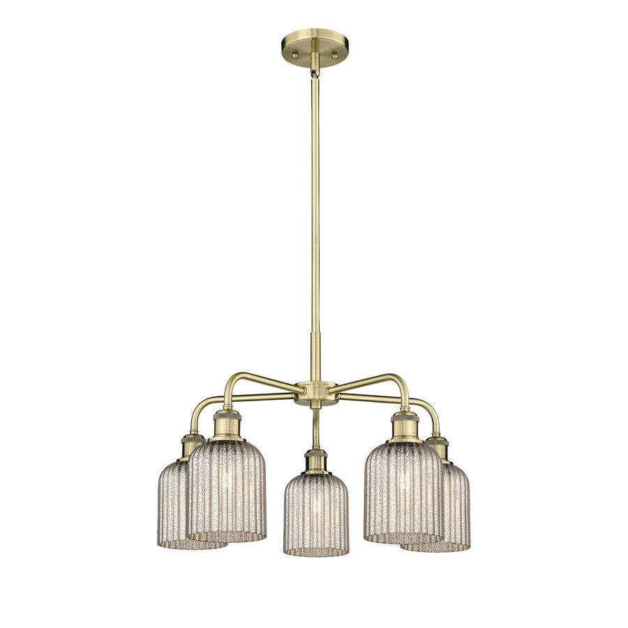 Innovations Ball Bridal Veil 5Lt 23" Stem Chand, AB/MC - 516-5CR-AB-G559-5ME