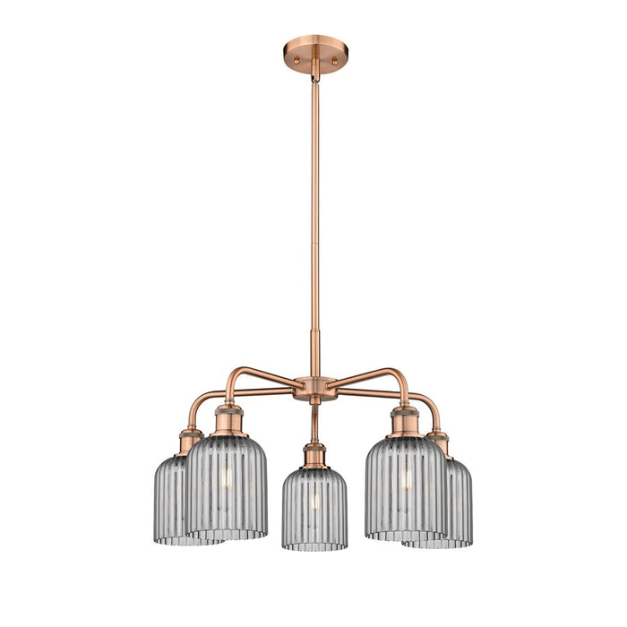 Innovations Ball Bridal Veil 5Lt 23" Stem Chand, CP/SM - 516-5CR-AC-G559-5SM