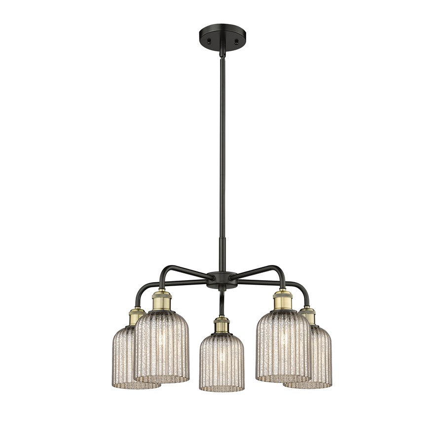 Innovations Ball Bridal Veil 5Lt 23" Stem Chand, BLB/MC - 516-5CR-BAB-G559-5ME