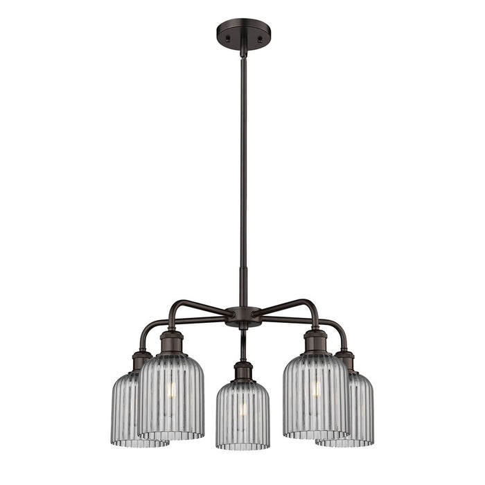 Innovations Ball Bridal Veil 5Lt 23" Stem Chand, BZ/SM - 516-5CR-OB-G559-5SM