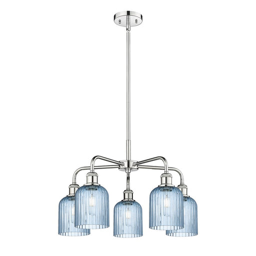 Innovations Ball Bridal Veil 5Lt 23" Stem Chand, CH/BL - 516-5CR-PC-G559-5BL