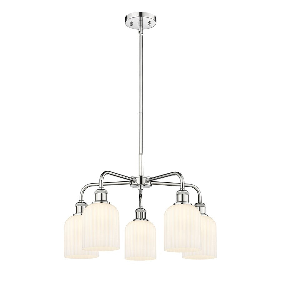 Innovations Ball Bridal Veil 5Lt 23" Stem Chand, CH/GW - 516-5CR-PC-G559-5GWH