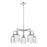 Innovations Ball Bridal Veil 5Lt 23" Stem Chand, CH/SD - 516-5CR-PC-G559-5SDY
