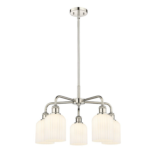 Innovations Ball Bridal Veil 5Lt 23" Stem Chand, PN/GW - 516-5CR-PN-G559-5GWH