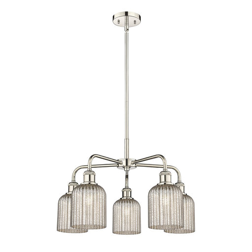 Innovations Ball Bridal Veil 5Lt 23" Stem Chand, PN/MC - 516-5CR-PN-G559-5ME