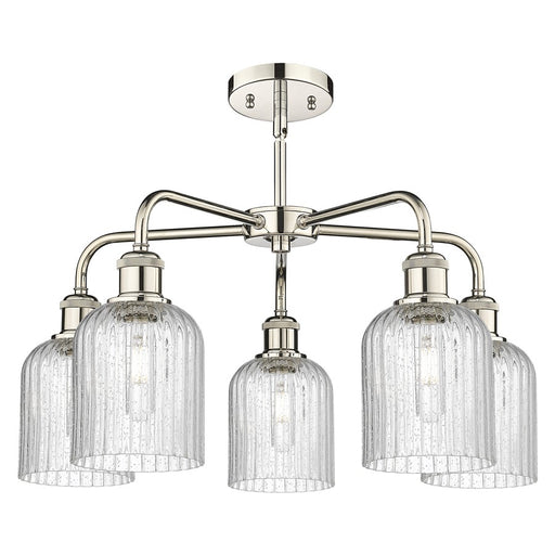 Innovations Ball Bridal Veil 5Lt 23" Stem Chand, PN/SD - 516-5CR-PN-G559-5SDY