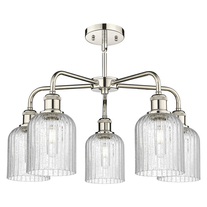 Innovations Ball Bridal Veil 5Lt 23" Stem Chand, PN/SD - 516-5CR-PN-G559-5SDY