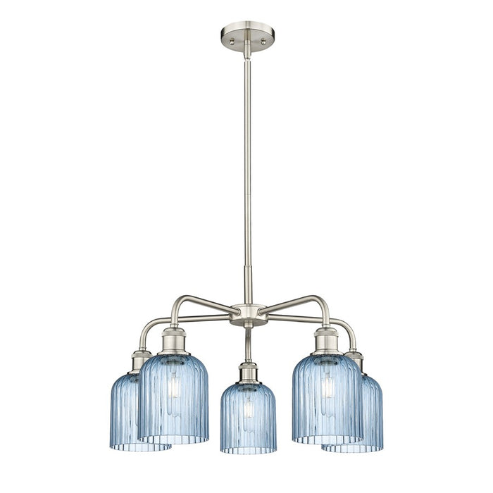 Innovations Ball Bridal Veil 5Lt 23" Stem Chand, SN/BL - 516-5CR-SN-G559-5BL