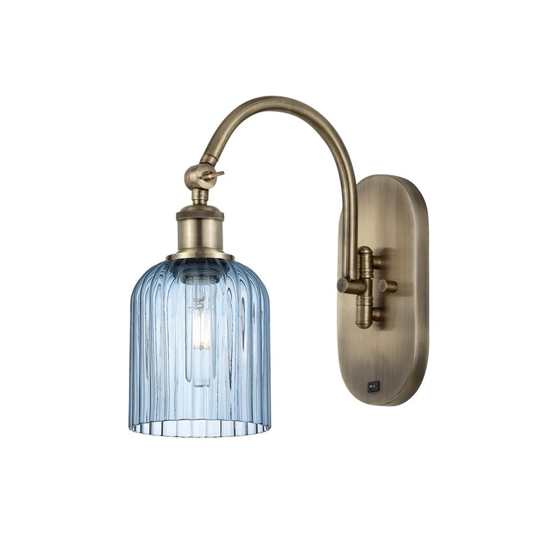 Innovations Ball Bridal Veil 5" Sconce, Side Swivel, AB/BL - 518-1W-AB-G559-5BL