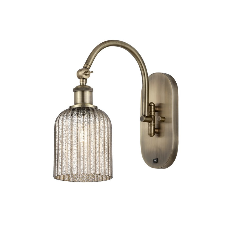 Innovations Ball Bridal Veil 5" Sconce, Side Swivel, AB/MC - 518-1W-AB-G559-5ME