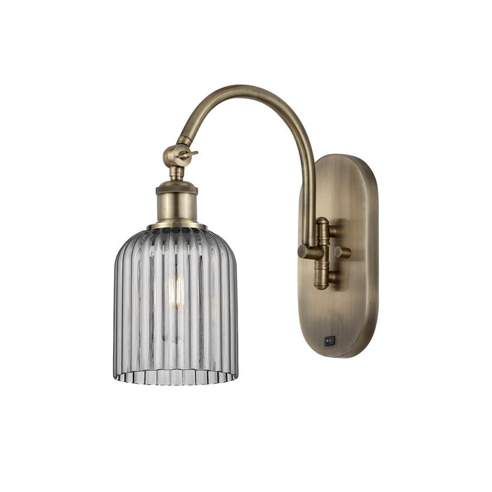 Innovations Ball Bridal Veil 5" Sconce, Side Swivel, AB/SM - 518-1W-AB-G559-5SM