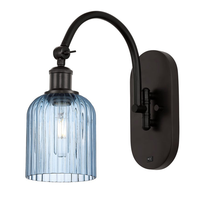 Innovations Ball Bridal Veil 5" Sconce, Side Swivel, BZ/BL - 518-1W-OB-G559-5BL