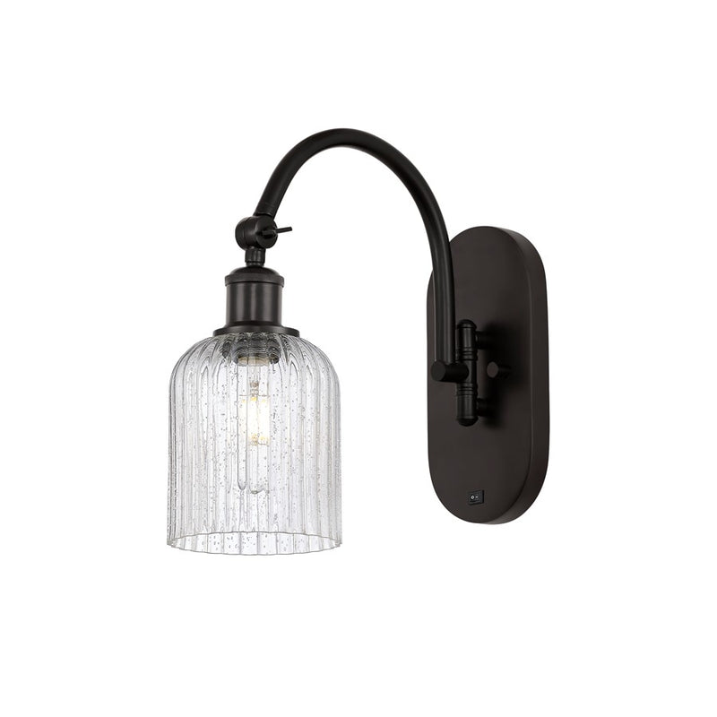 Innovations Ball Bridal Veil 5" Sconce, Side Swivel, BZ/SD - 518-1W-OB-G559-5SDY
