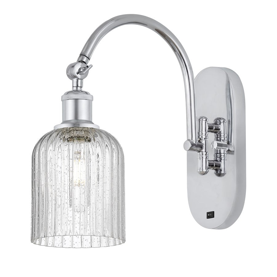 Innovations Ball Bridal Veil 5" Sconce, Side Swivel, CH/SD - 518-1W-PC-G559-5SDY