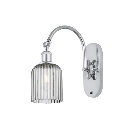 Innovations Ball Bridal Veil 5" Sconce, Side Swivel, CH/SM - 518-1W-PC-G559-5SM