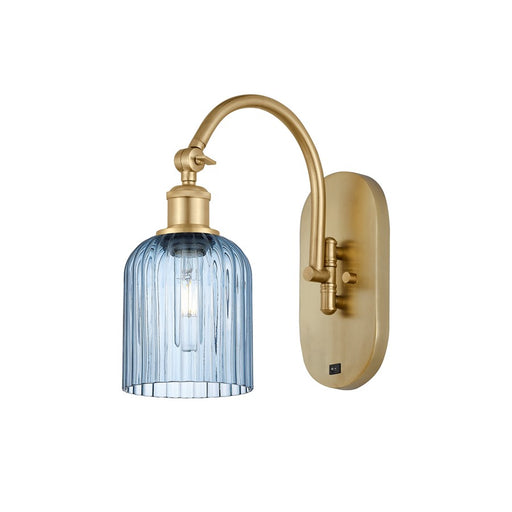 Innovations Ball Bridal Veil 5" Sconce, Side Swivel, GD/BL - 518-1W-SG-G559-5BL