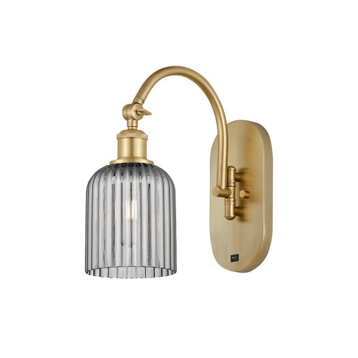 Innovations Ball Bridal Veil 5" Sconce, Side Swivel, GD/SM - 518-1W-SG-G559-5SM