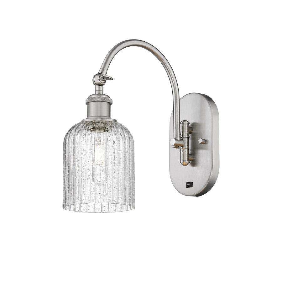 Innovations Ball Bridal Veil 5" Sconce, Side Swivel, SN/SD - 518-1W-SN-G559-5SDY