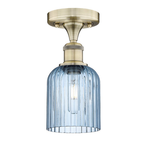 Innovations Edison Bridal Veil 1Lt 5" Semi-Flush, AB/BL - 616-1F-AB-G559-5BL