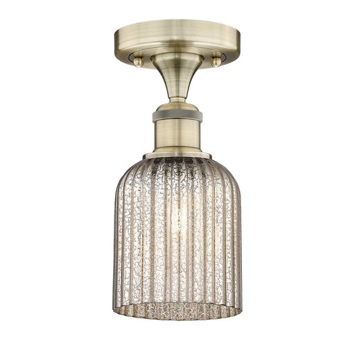 Innovations Edison Bridal Veil 1Lt 5" Semi-Flush, AB/MC - 616-1F-AB-G559-5ME