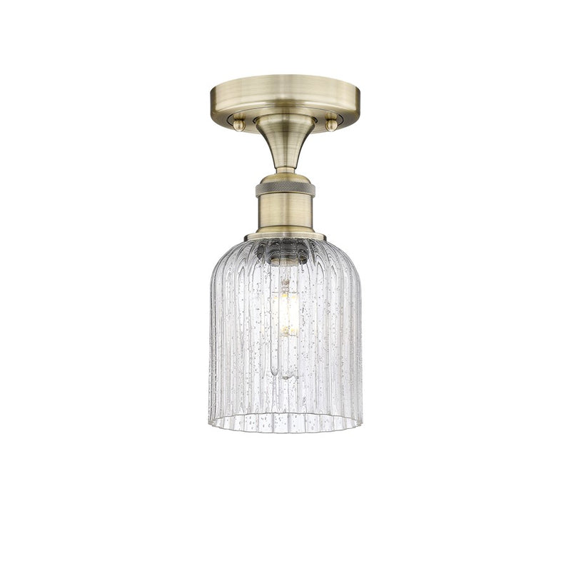 Innovations Edison Bridal Veil 1Lt 5" Semi-Flush, AB/SD - 616-1F-AB-G559-5SDY