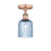 Innovations Edison Bridal Veil 1Lt 5" Semi-Flush, CP/BL - 616-1F-AC-G559-5BL