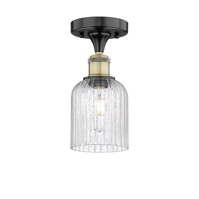 Innovations Edison Bridal Veil 1Lt 5" Semi-Flush, BLB/SD - 616-1F-BAB-G559-5SDY
