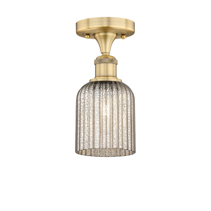 Innovations Edison Bridal Veil 1Lt 5" Semi-Flush, BB/MC - 616-1F-BB-G559-5ME
