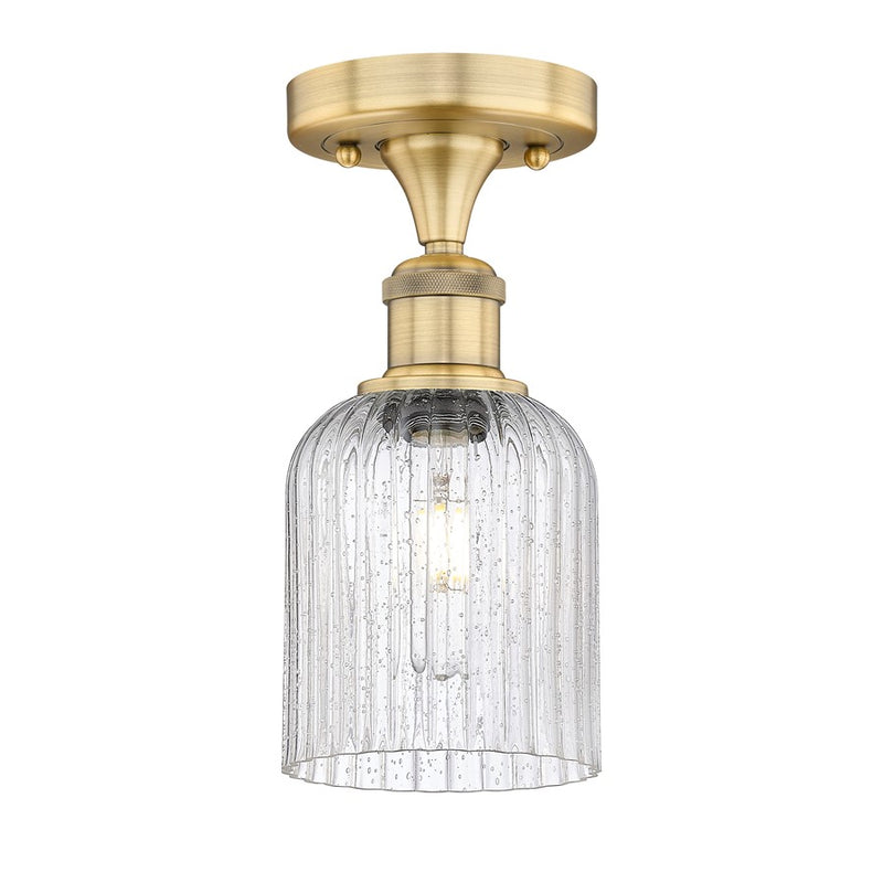 Innovations Edison Bridal Veil 1Lt 5" Semi-Flush, BB/SD - 616-1F-BB-G559-5SDY