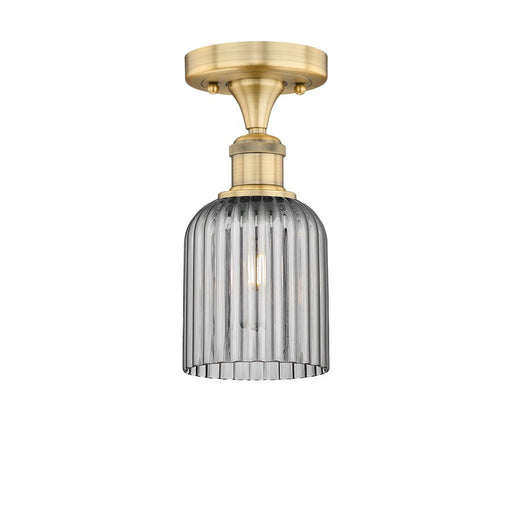 Innovations Edison Bridal Veil 1Lt 5" Semi-Flush, BB/SM - 616-1F-BB-G559-5SM