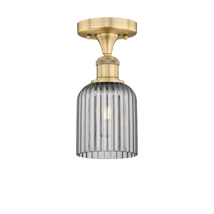 Innovations Edison Bridal Veil 1Lt 5" Semi-Flush, BB/SM - 616-1F-BB-G559-5SM
