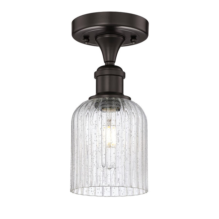 Innovations Edison Bridal Veil 1Lt 5" Semi-Flush, BZ/SD - 616-1F-OB-G559-5SDY