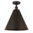 Innovations Edison Cone 1-Lt 16" Semi-Flush, Bronze - 616-1F-OB-MBC-16-OB