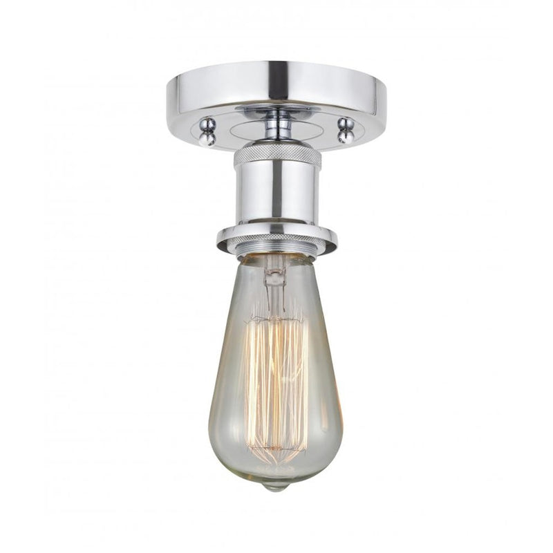 Innovations Edison Bare Bulb 1 Light Semi-Flush, CH