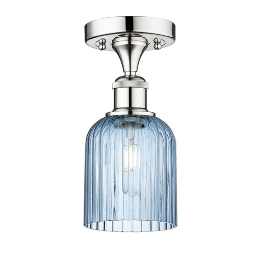 Innovations Edison Bridal Veil 1Lt 5" Semi-Flush, CH/BL - 616-1F-PC-G559-5BL